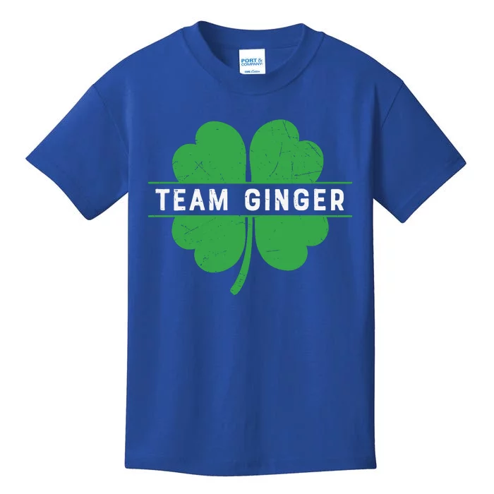 Funny Team Ginger Patricks Day Kids T-Shirt