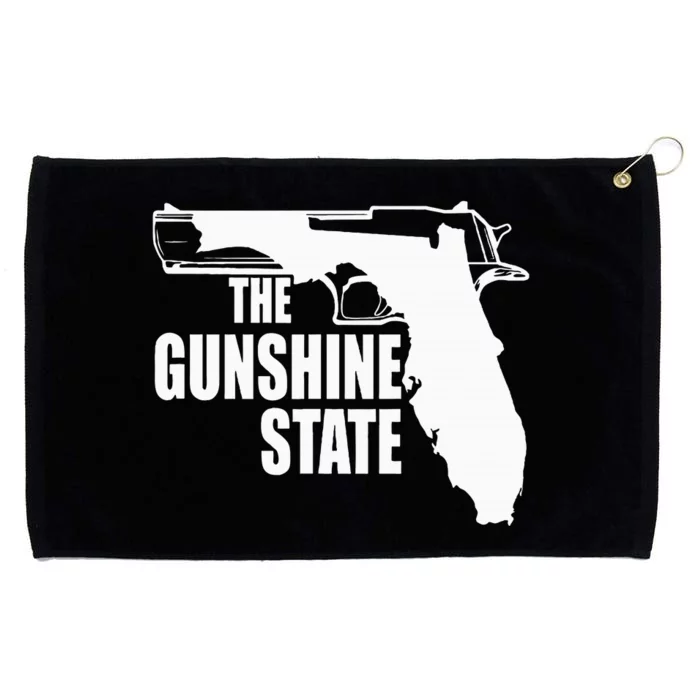 Florida The Gunshine State Grommeted Golf Towel