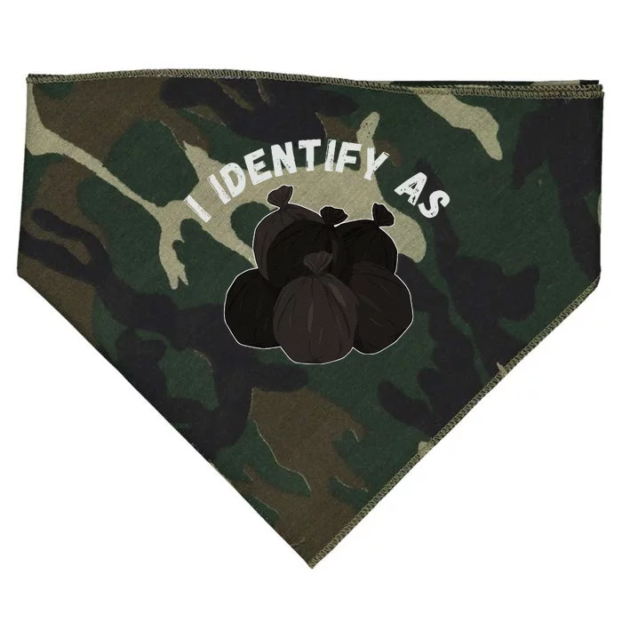 Funny Trash Garbage Bag Design USA-Made Doggie Bandana