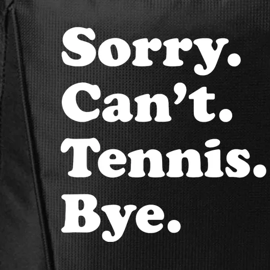 Funny Tennis Gift City Backpack