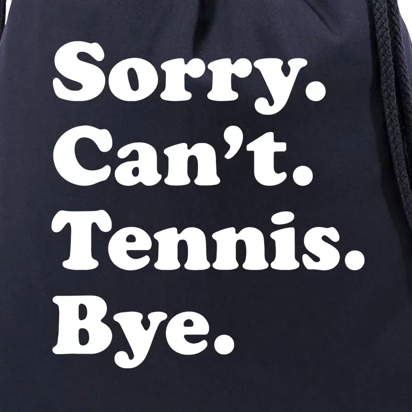 Funny Tennis Gift Drawstring Bag