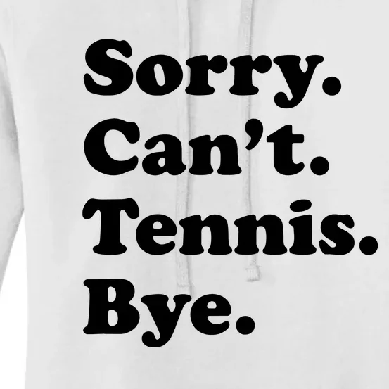 Funny Tennis Gift Women's Pullover Hoodie