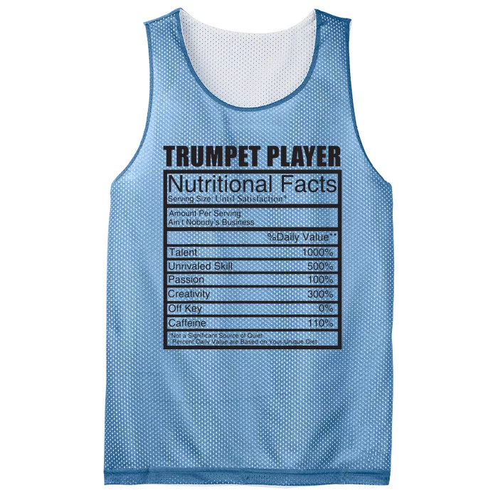 Funny Trumpet Gift For Trumpet Player Mesh Reversible Basketball Jersey Tank