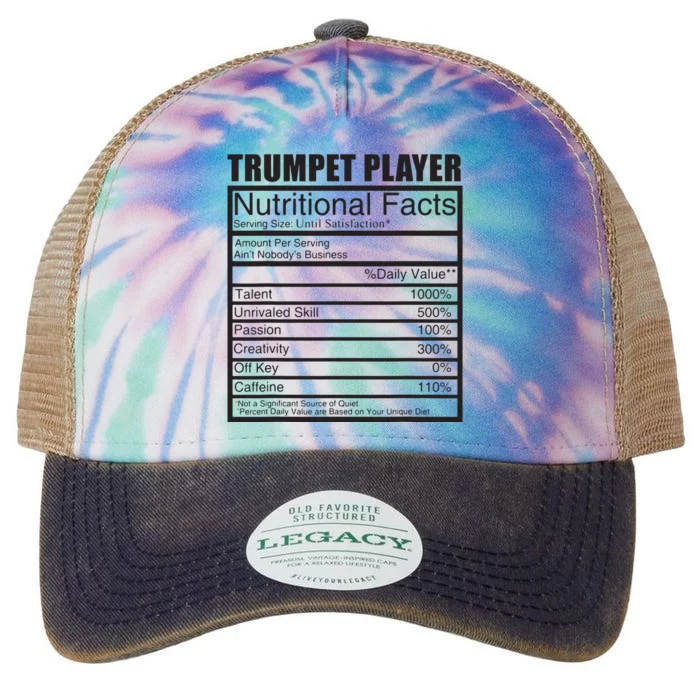 Funny Trumpet Gift For Trumpet Player Legacy Tie Dye Trucker Hat