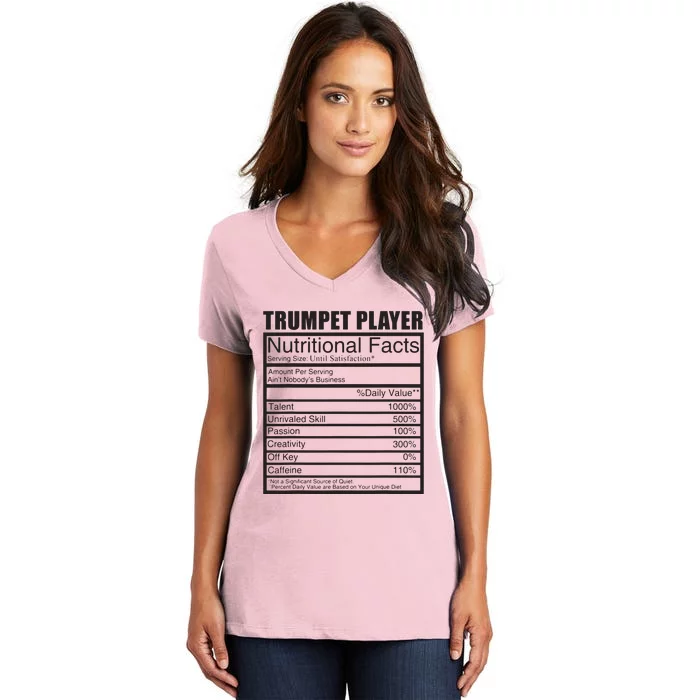 Funny Trumpet Gift For Trumpet Player Women's V-Neck T-Shirt