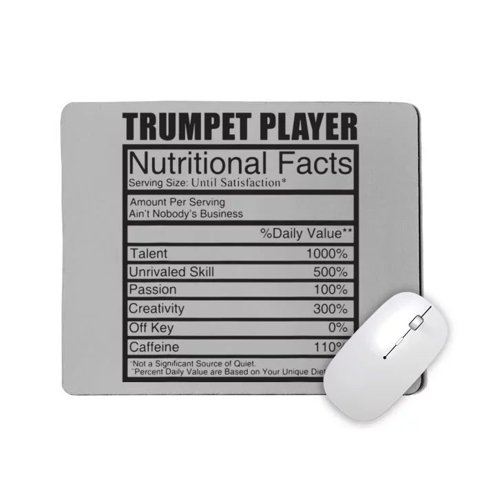 Funny Trumpet Gift For Trumpet Player Mousepad