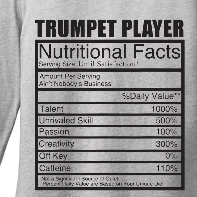 Funny Trumpet Gift For Trumpet Player Womens CVC Long Sleeve Shirt