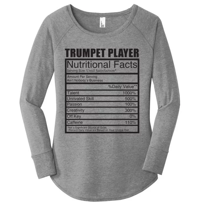 Funny Trumpet Gift For Trumpet Player Women's Perfect Tri Tunic Long Sleeve Shirt