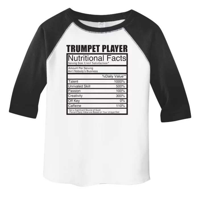 Funny Trumpet Gift For Trumpet Player Toddler Fine Jersey T-Shirt