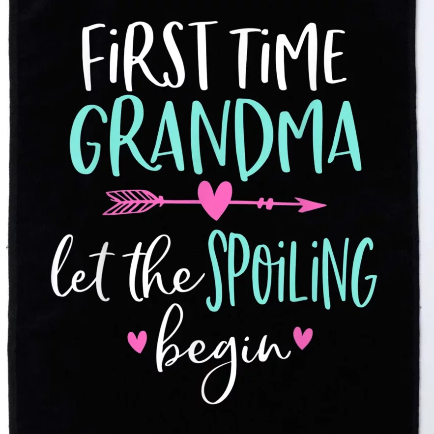 First Time Grandma Let The Spoiling Begin New 1st Time Platinum Collection Golf Towel