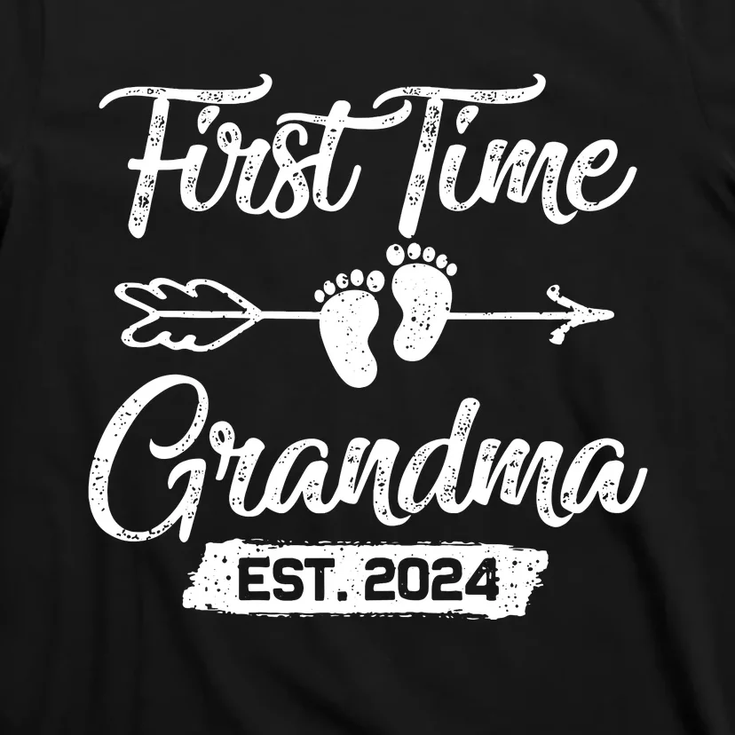 First Time Grandma 2024 Mothers Day Soon To Be Grandma 2024 T-Shirt