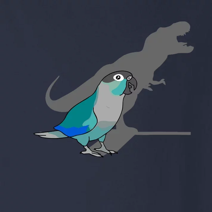 Funny Turquoise Green Cheeked Conure Trex Dinosaur Parrot Toddler Long Sleeve Shirt