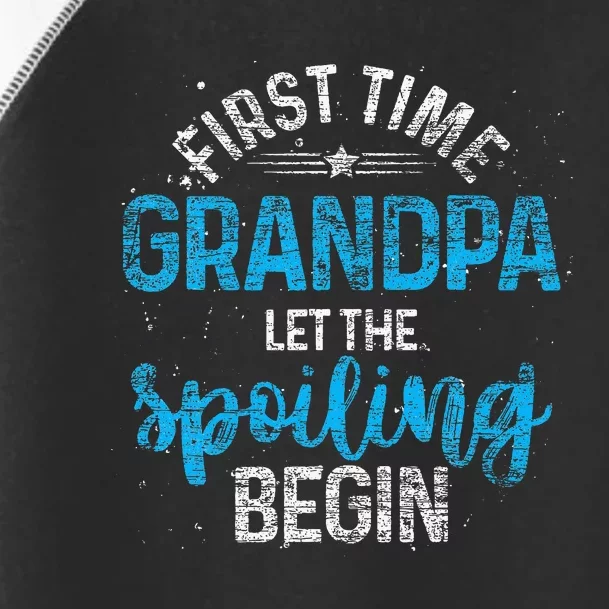 First Time Grandpa Let The Spoiling Toddler Fine Jersey T-Shirt