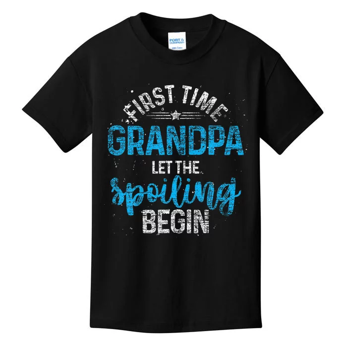 First Time Grandpa Let The Spoiling Kids T-Shirt