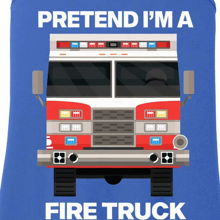 Fire Truck Halloween Costume Pretend IM A Fire Truck Ladies Essential Tank