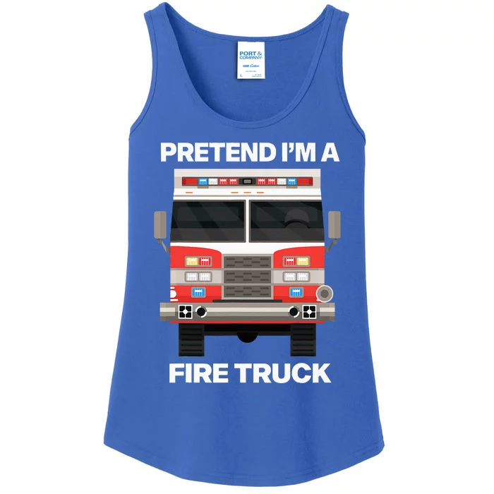 Fire Truck Halloween Costume Pretend IM A Fire Truck Ladies Essential Tank