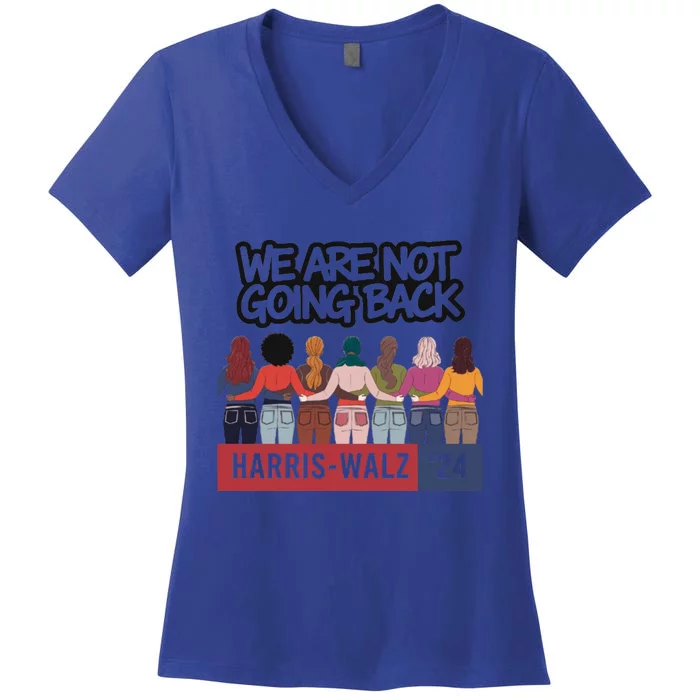 Forward Together: Harriswalz  Vision Ll Cute Gift Women's V-Neck T-Shirt