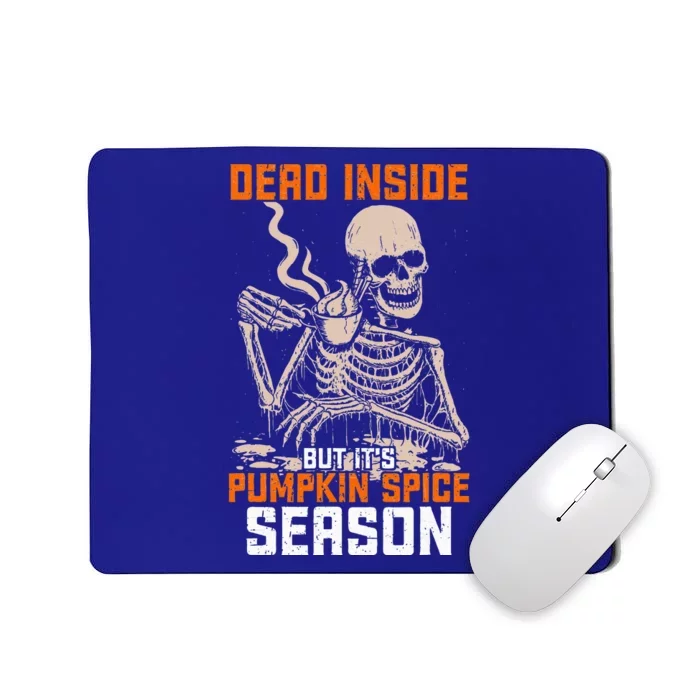 Fall Thanksgiving Halloween Pumpkin Skeleton Decorations Mousepad