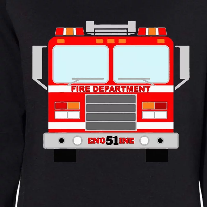 FIRE TRUCK HALLOWEEN COSTUME PRETEND IM A FIRE TRUCK Womens California Wash Sweatshirt