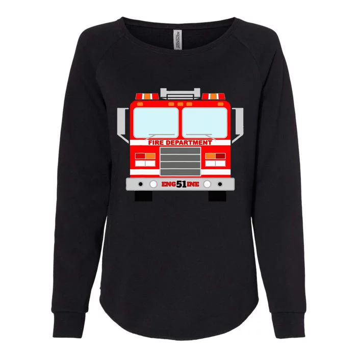 FIRE TRUCK HALLOWEEN COSTUME PRETEND IM A FIRE TRUCK Womens California Wash Sweatshirt