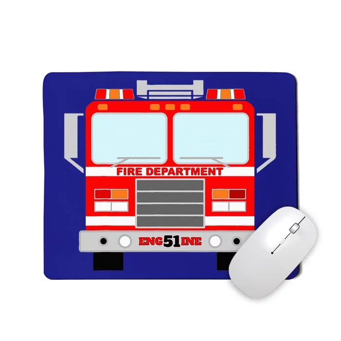 FIRE TRUCK HALLOWEEN COSTUME PRETEND IM A FIRE TRUCK Mousepad