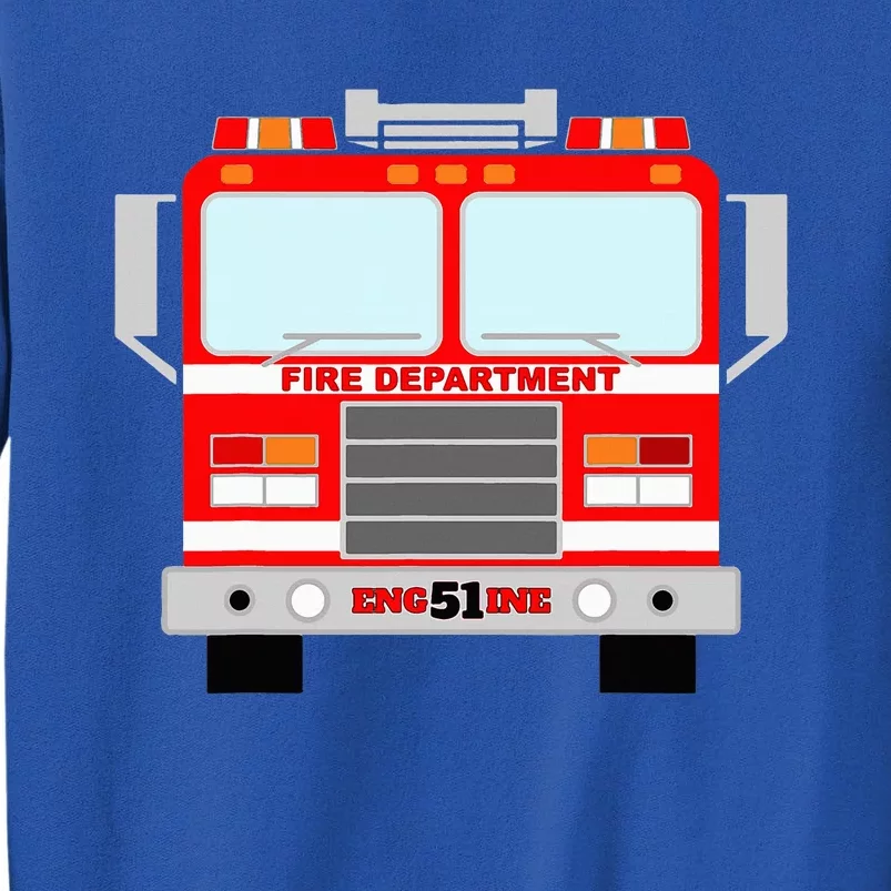 FIRE TRUCK HALLOWEEN COSTUME PRETEND IM A FIRE TRUCK Tall Sweatshirt