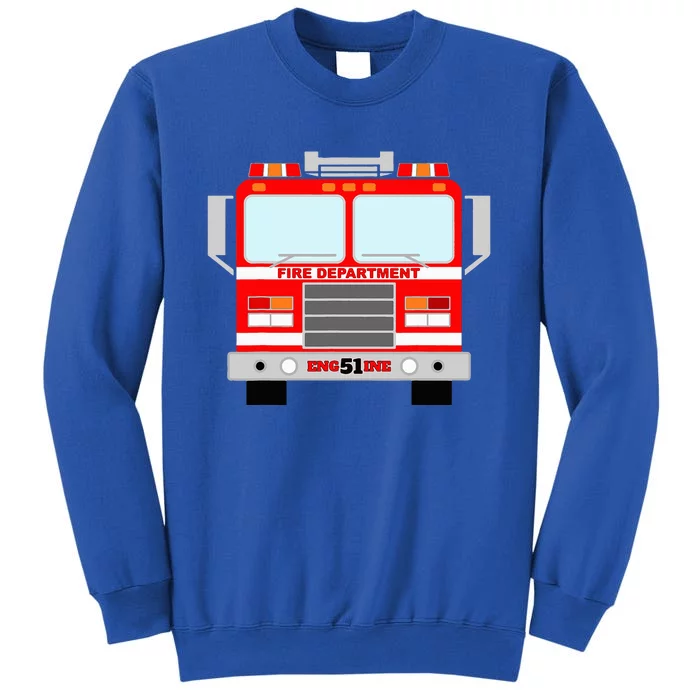 FIRE TRUCK HALLOWEEN COSTUME PRETEND IM A FIRE TRUCK Tall Sweatshirt