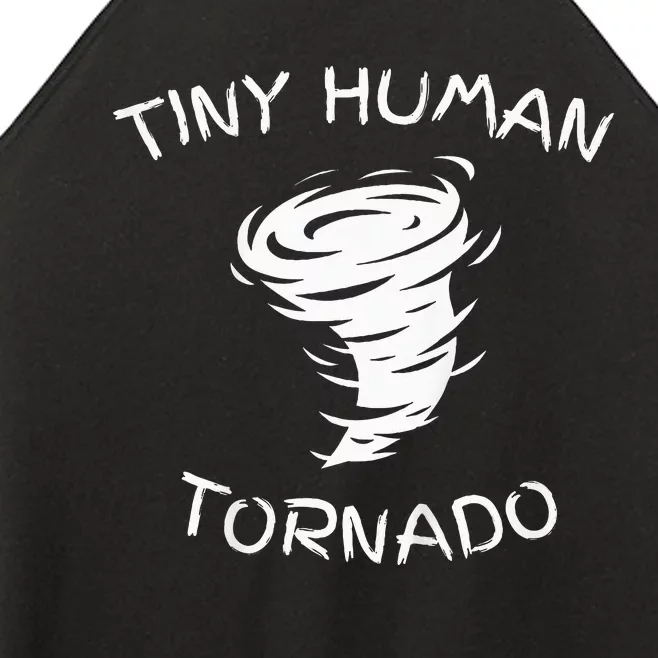 Funny Tiny Human Tornado Women’s Perfect Tri Rocker Tank