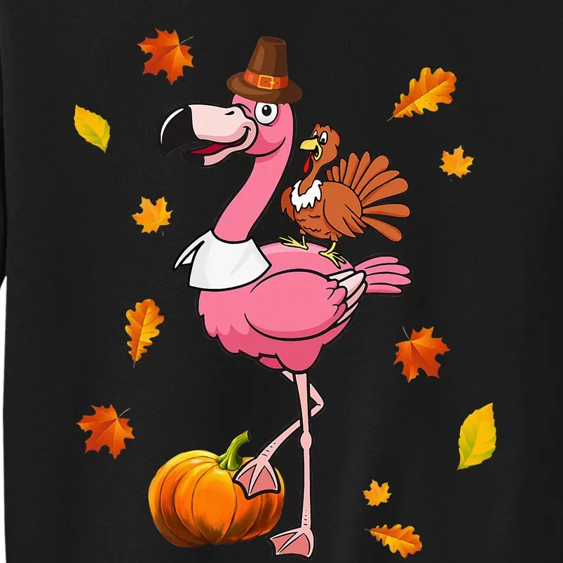 Flamingo Thanksgiving Halloween Tall Sweatshirt