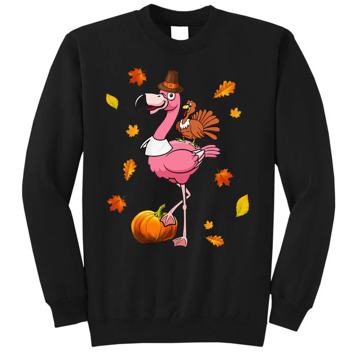 Flamingo Thanksgiving Halloween Tall Sweatshirt