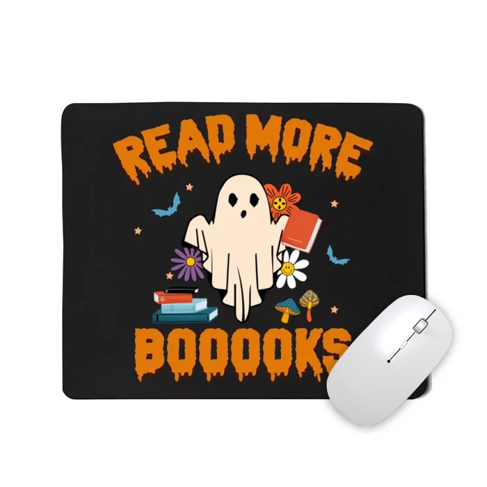 Funny Teacher Halloween Ghost Read More Books Cute Booooks Mousepad