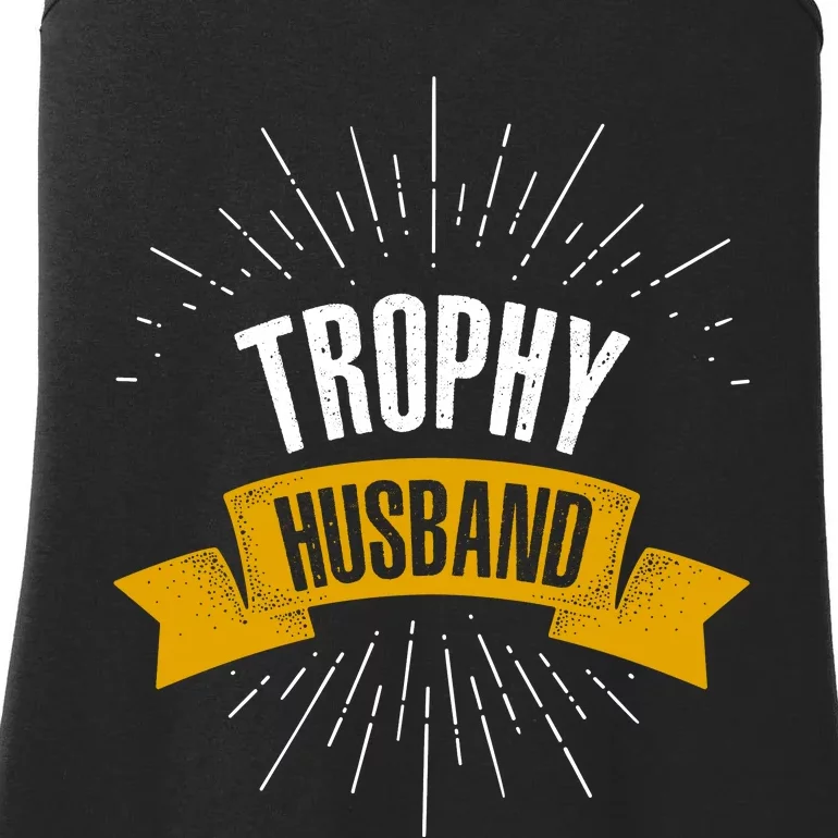 Funny Trophy Husband Wedding Anniversary Ladies Essential Tank