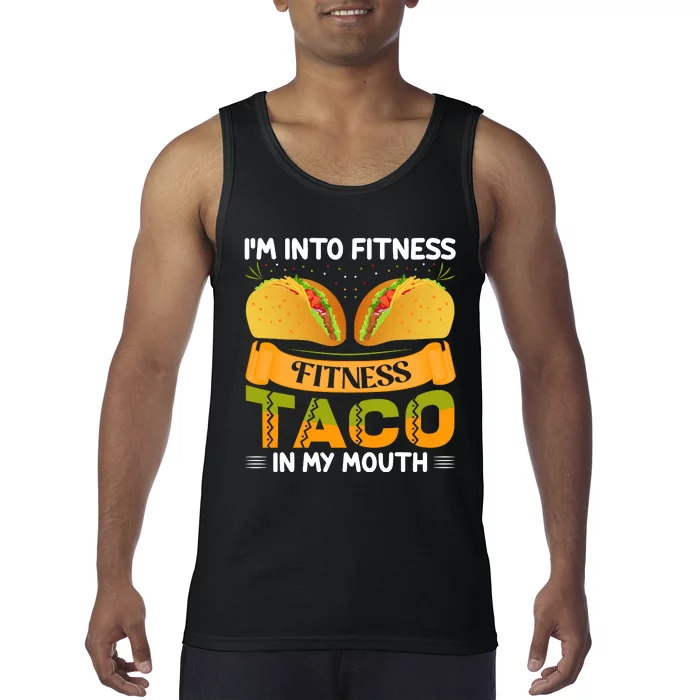 Fitness Taco Humor Tank Top