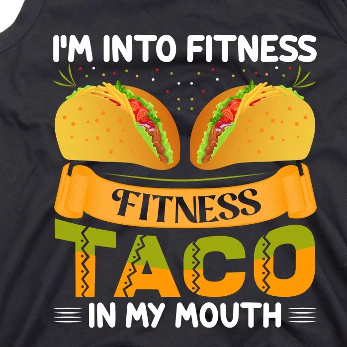 Fitness Taco Humor Tank Top