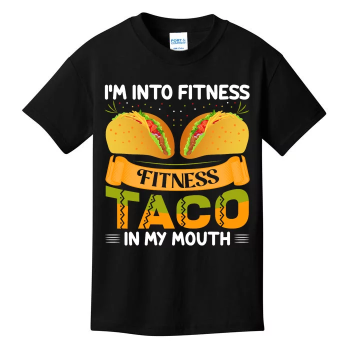 Fitness Taco Humor Kids T-Shirt