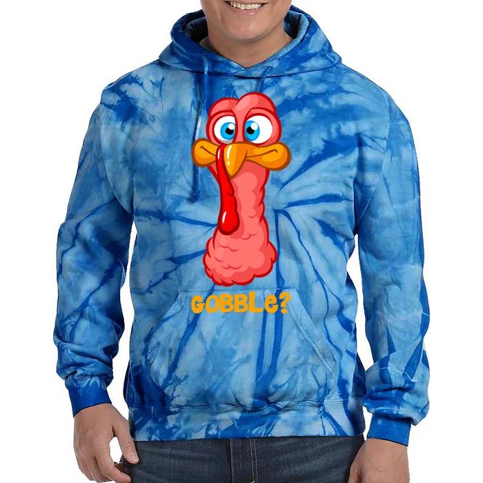 Funny Thanksgiving Happy Turkey Day Boy Girl Gift Tie Dye Hoodie