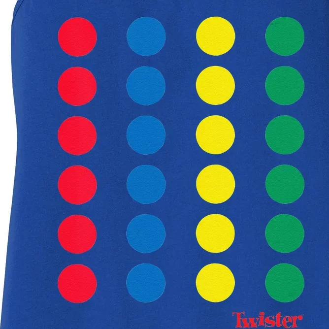 Funny Twister Halloween Twister Board Costume Women's Racerback Tank