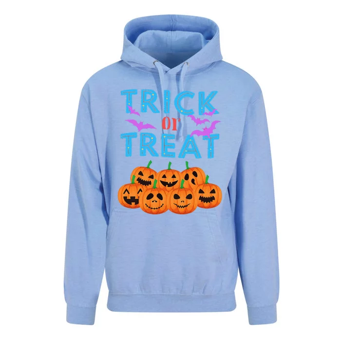 Funny TrickorTreat Halloween Jack0Lantern Pumpkins Retro Unisex Surf Hoodie