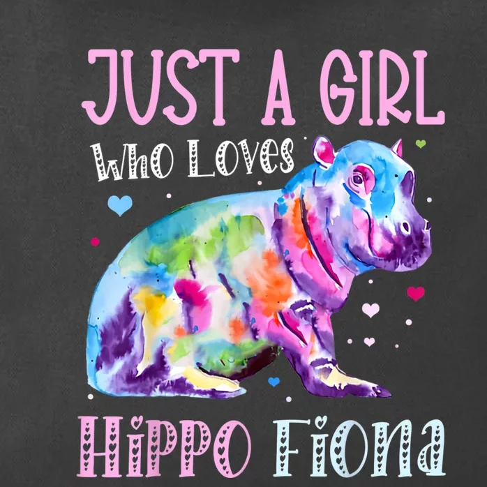 Fiona The Hippo Baby Love Hippo Fiona Zip Tote Bag