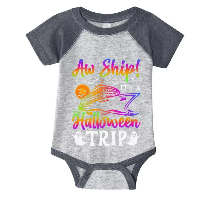 Funny Trip Halloween Cruise Squad Family 2024 Cruising Crew Infant Baby Jersey Bodysuit