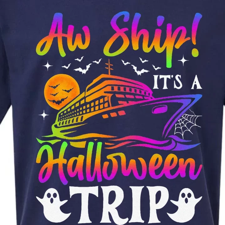 Funny Trip Halloween Cruise Squad Family 2024 Cruising Crew Sueded Cloud Jersey T-Shirt