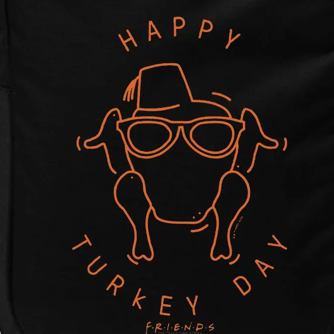 Friends Thanksgiving Happy Turkey Day Icon Impact Tech Backpack