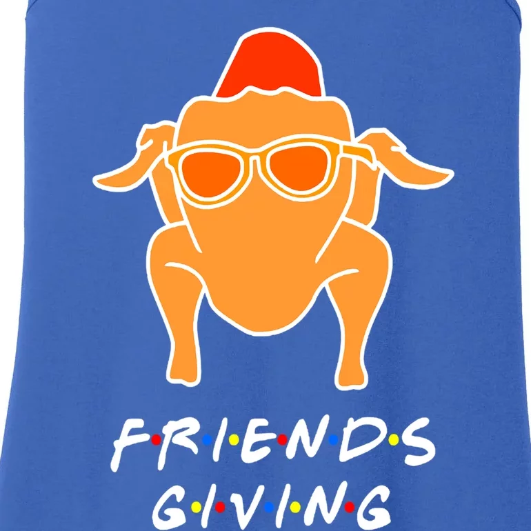 Funny Turkey Happy Friendsgiving Funny Gift For Friends Gift Ladies Essential Tank