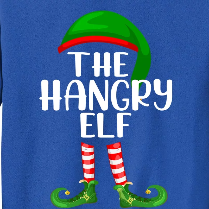 Funny The Hangry Elf Matching Family Christmas Gift Tall Sweatshirt