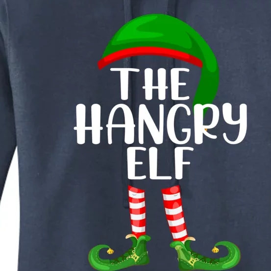 Funny The Hangry Elf Matching Family Christmas Gift Women's Pullover Hoodie