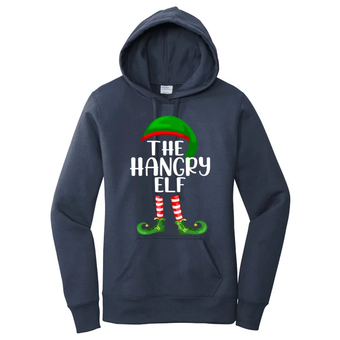 Funny The Hangry Elf Matching Family Christmas Gift Women's Pullover Hoodie