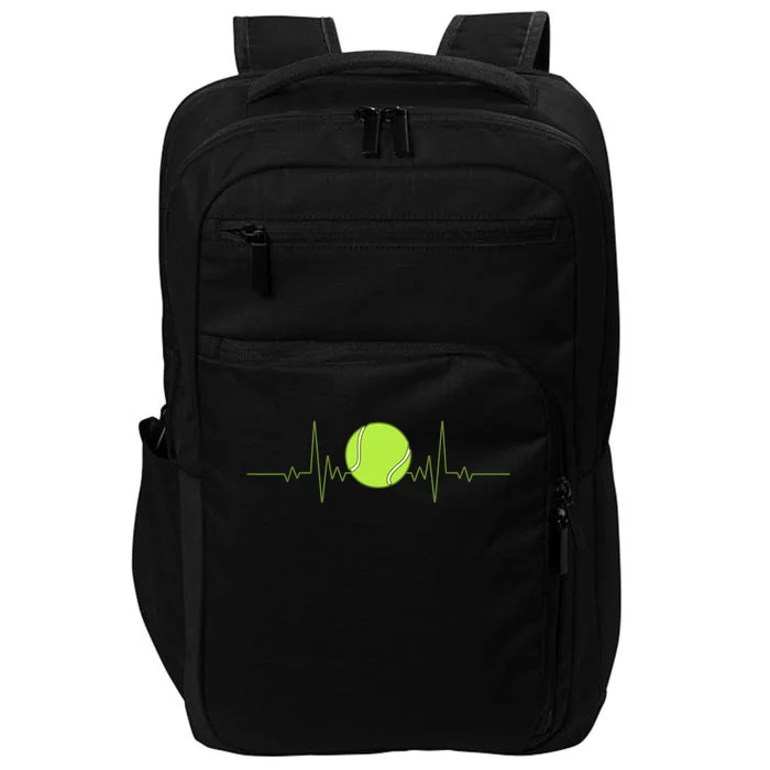 Funny Tennis Heartbeat Art Gift For Tennis Player Men Women Kids Gift Impact Tech Backpack