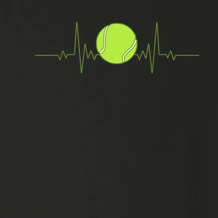 Funny Tennis Heartbeat Art Gift For Tennis Player Men Women Kids Gift Toddler Long Sleeve Shirt