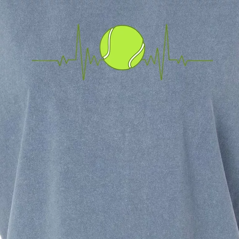 Funny Tennis Heartbeat Art Gift For Tennis Player Men Women Kids Gift Garment-Dyed Women's Muscle Tee