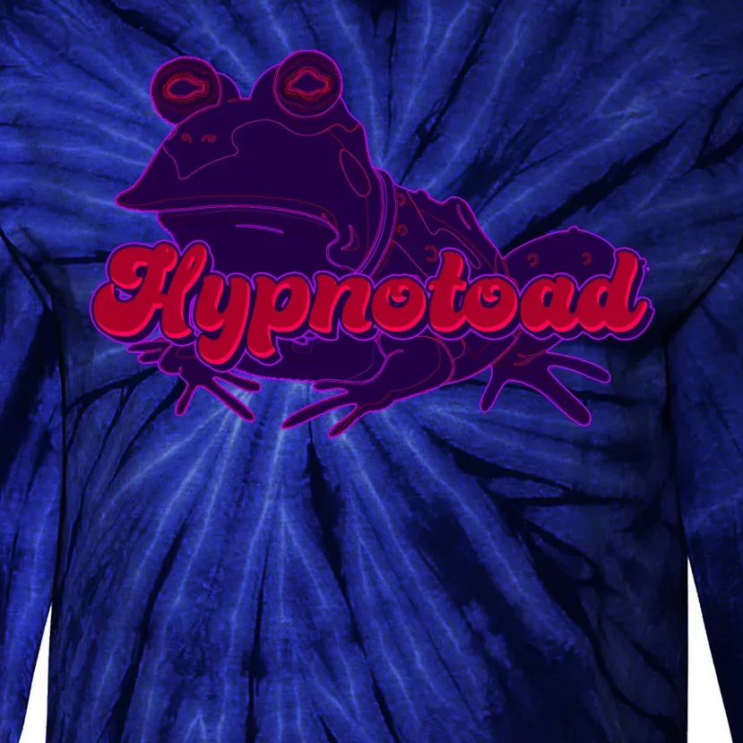 Funny Trippy Hypnotoad Tie-Dye Long Sleeve Shirt